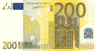 банкнота 200 евро