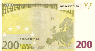 банкнота 200 евро